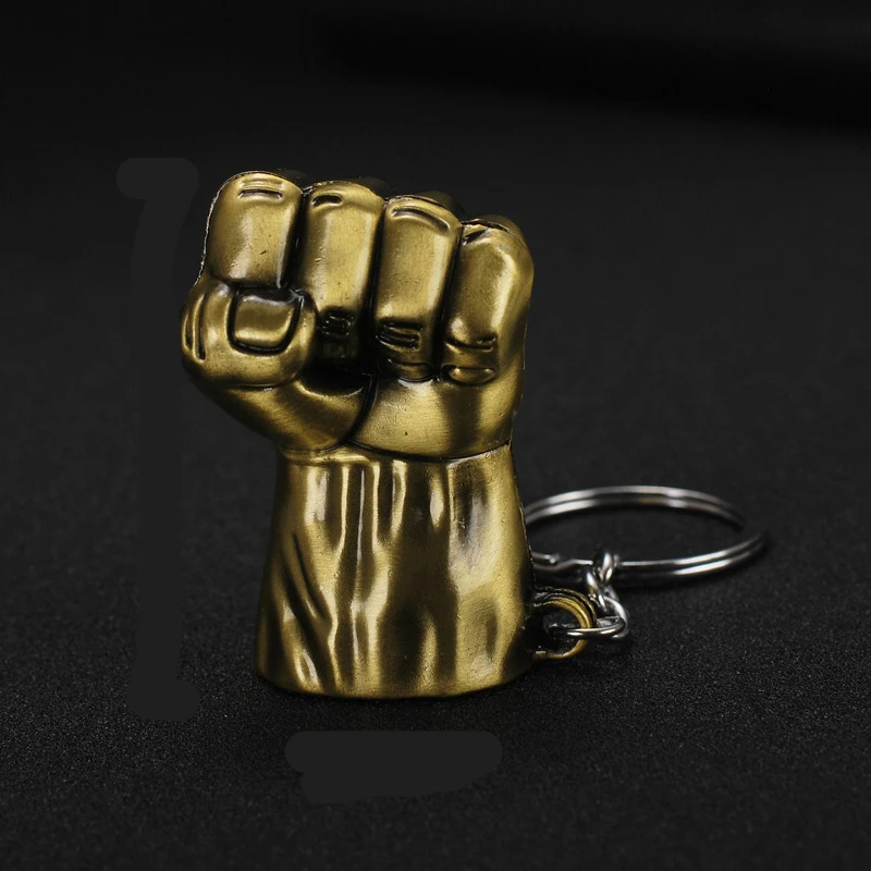 

Movie Super Hero Keychain Anime Haoke Fist Figure Keyring Fans Surrounding Decoration Pendant Charm Jewelry Key Accessories
