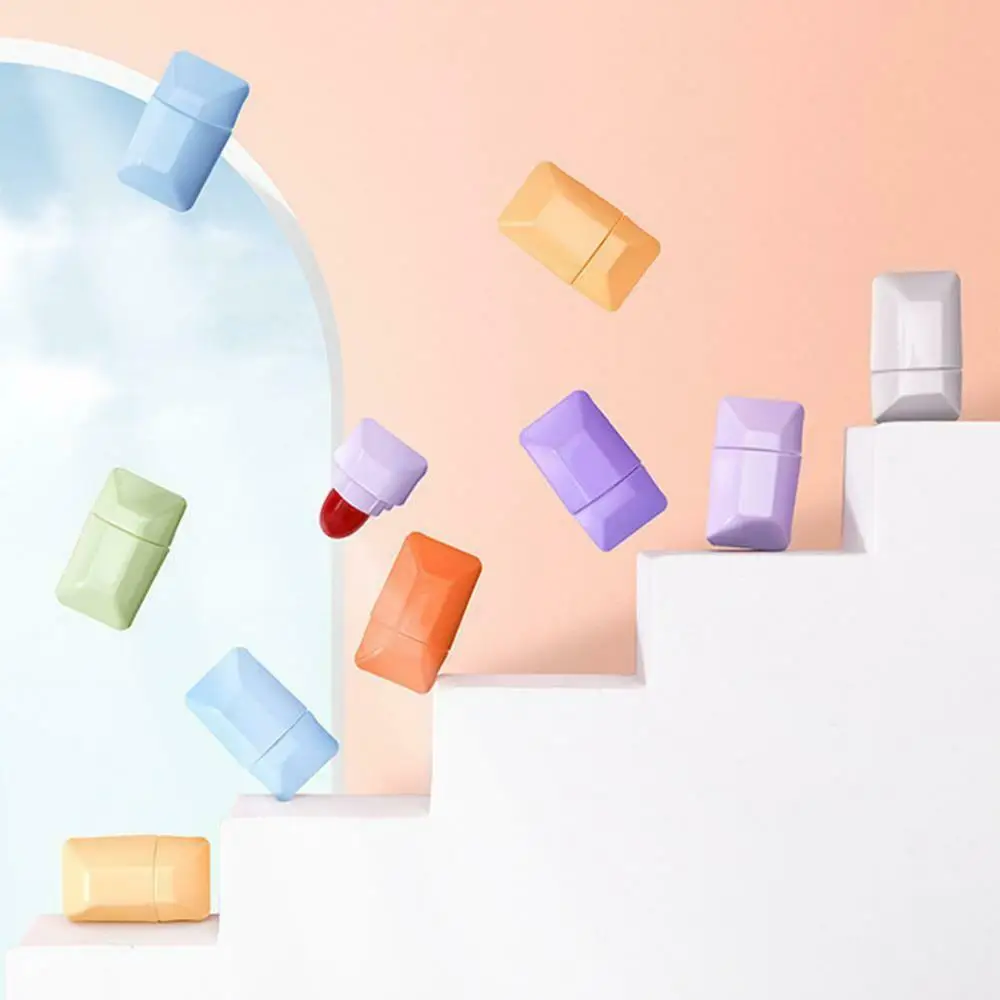 8 цветов мини губная помада в виде капсулы маленького монстра милая конфетная