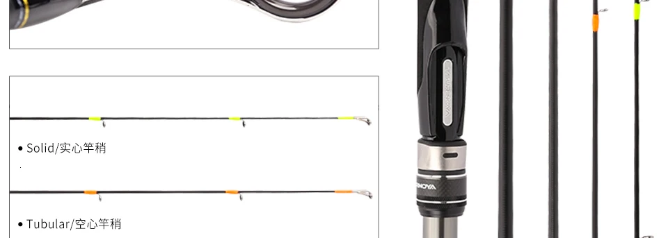 TSURINOYA PARTNER углеродная Удочка 1,89 м 2 UL Tips FUJI Ring Lure вес 2-7 г портативная спиннинговая удочка для морской рыбалки