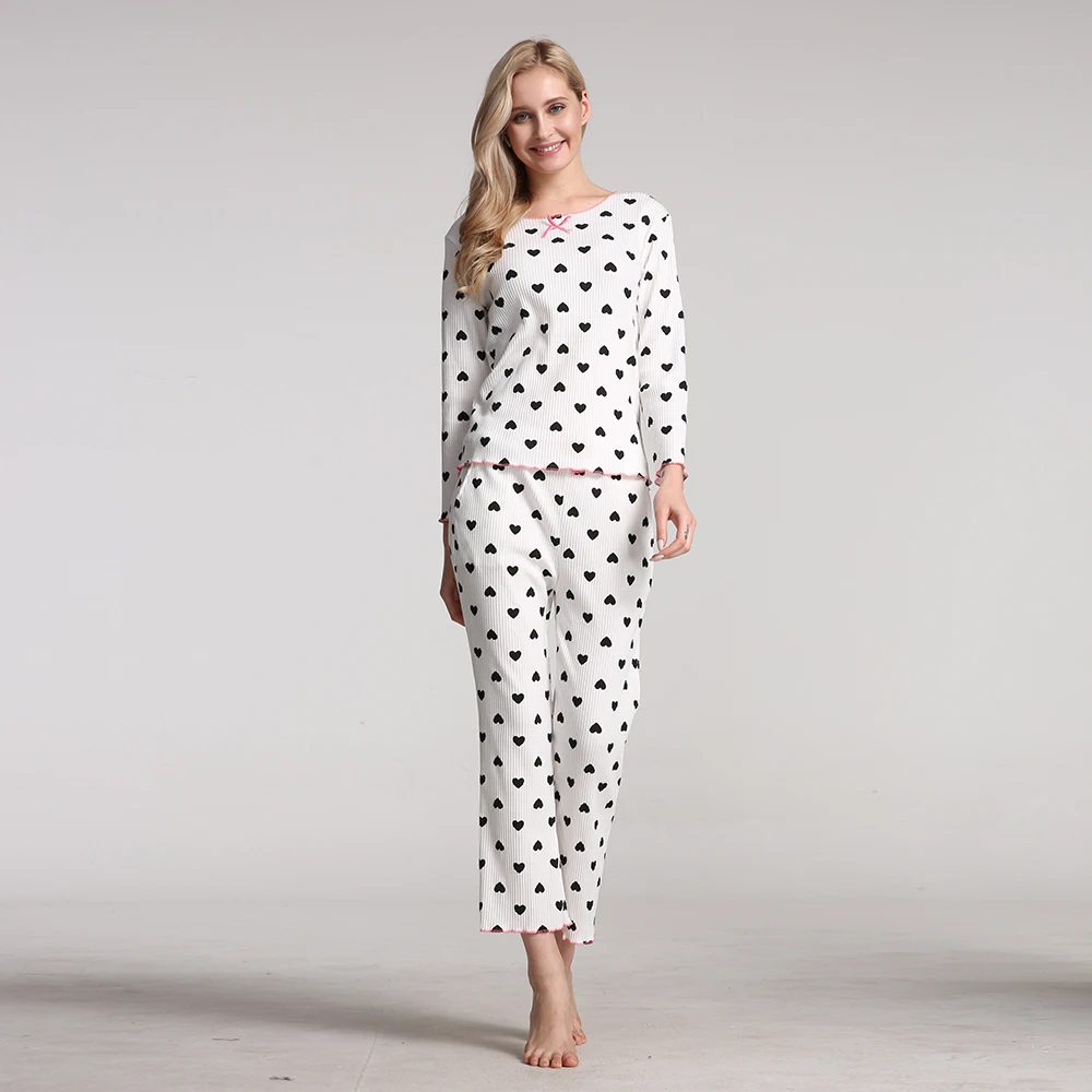 Пижама женская зимняя пижама хлопок новые женские пижамы мультяшная теплая