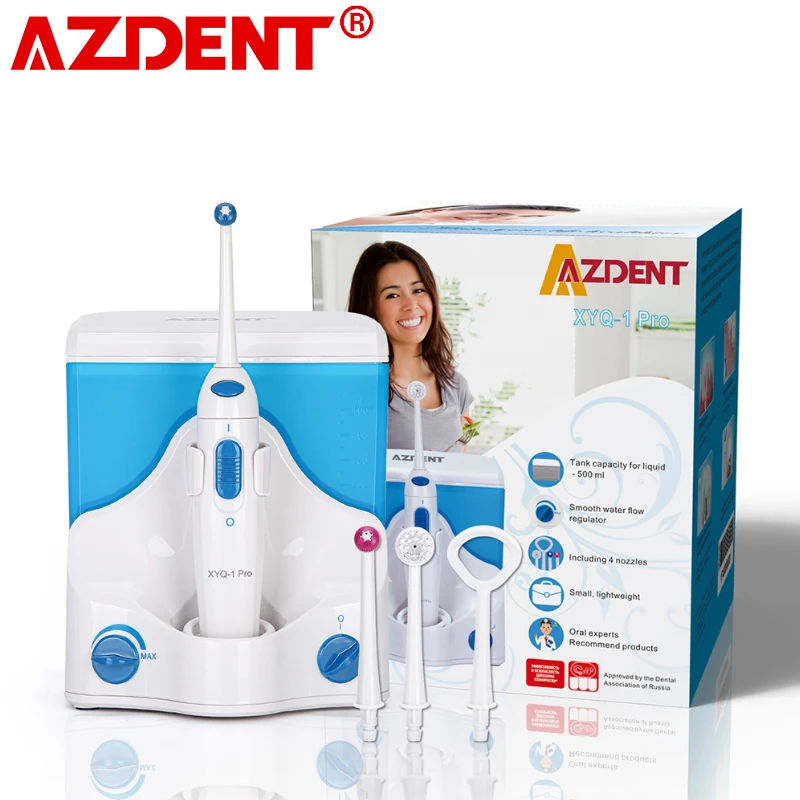 500 мл Azdent Ирригатор для полости рта переключатель воды зубная нить Портативный