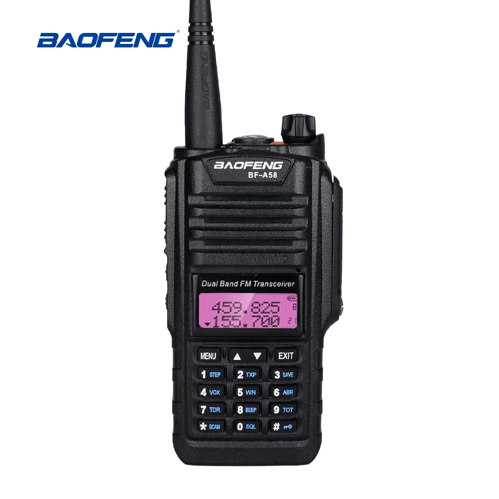 Портативная рация Baofeng водонепроницаемая IP67 128 каналов Двухдиапазонная UHF VHF