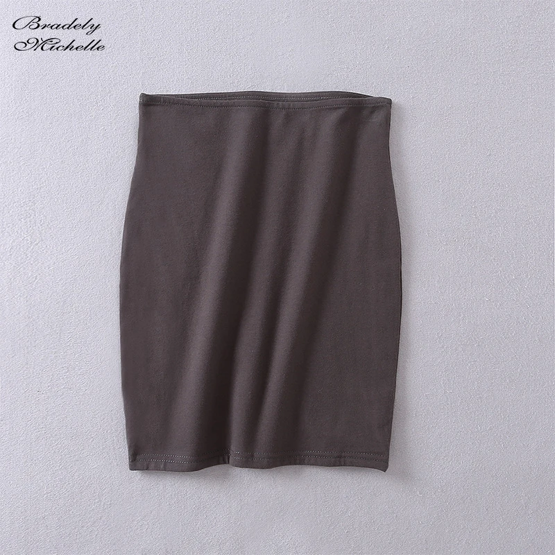 Fashion Women Summer Tight Bodycon Pleated Pencil Skirt Solid Sexy Elastic High-Waist Mini | Женская одежда
