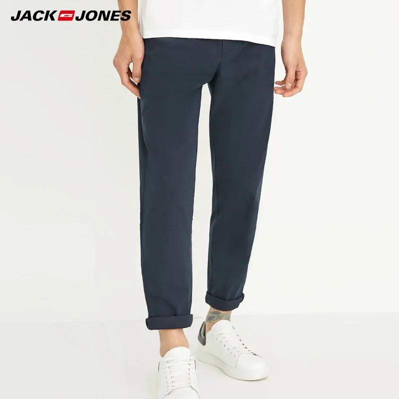 Брюки для отдыха Jack Jones однотонные весна 218314541 | Мужская одежда