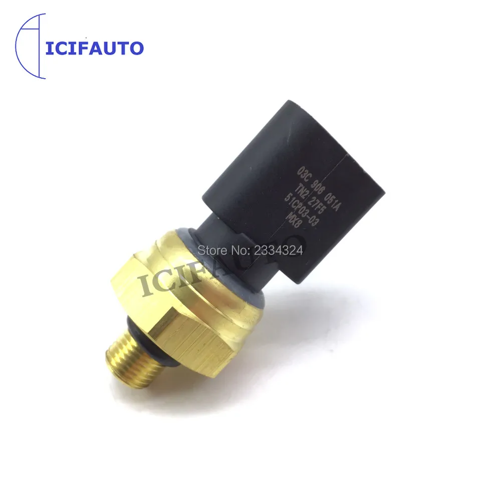 Датчик давления впрыска топлива для Audi A3 Seat Altea Skoda Octavia VW Caddy CC EOS Golf 5 6 Jetta Passat Touran