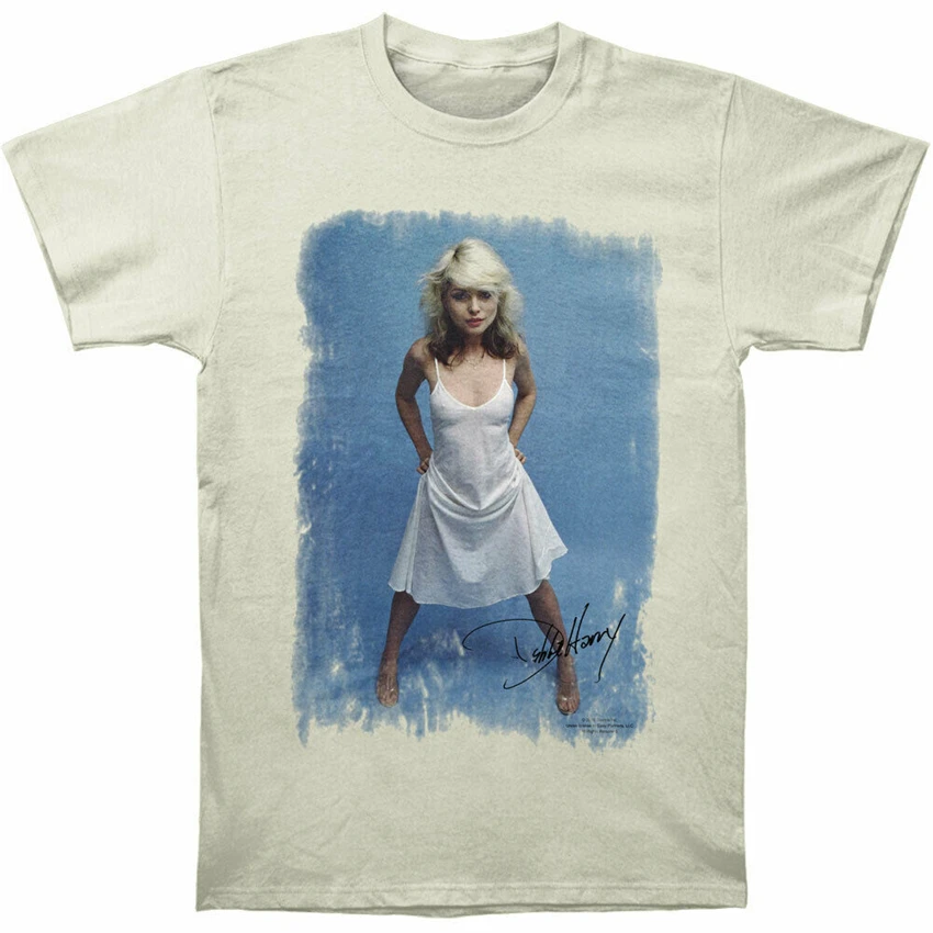 Белое платье Blondie Men'S Debbie Harry облегающая футболка винтажные классические