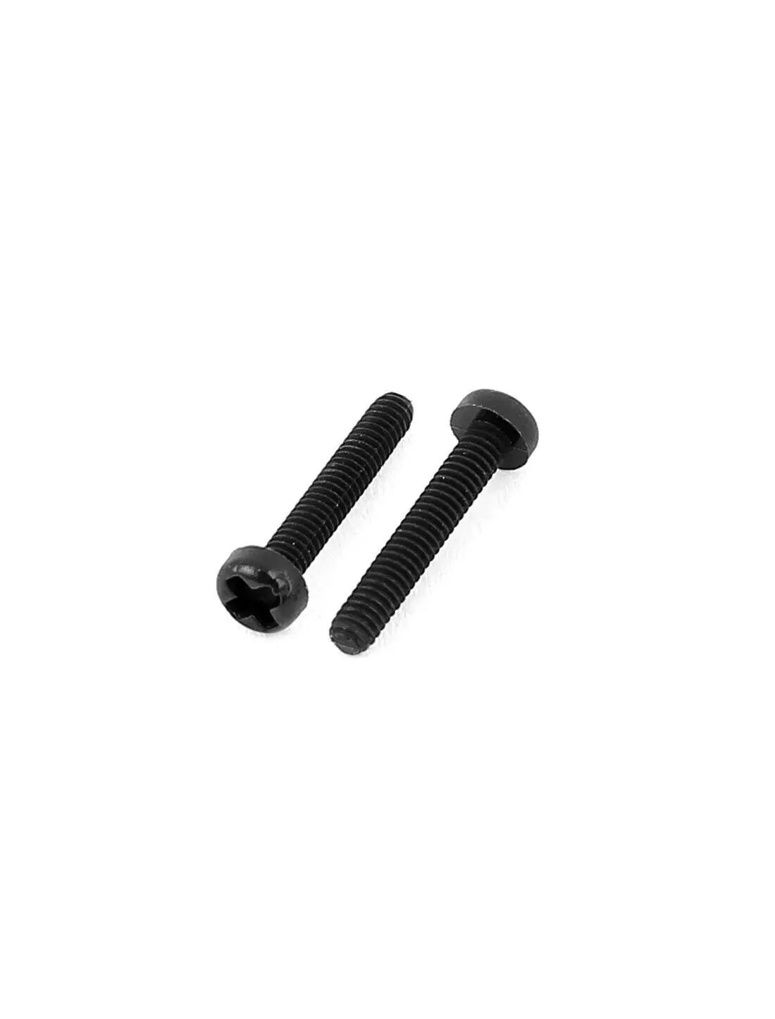 M2 x 12mm Nylon Phillips Cross Pan Head Machine Screws Black 50 PCS |