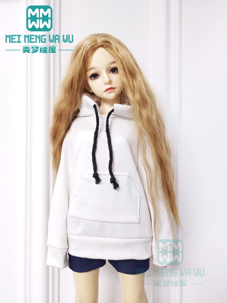 Одежда для кукол BJD 1/3 SD черная модная повседневная одежда + джинсовые шорты|Куклы|