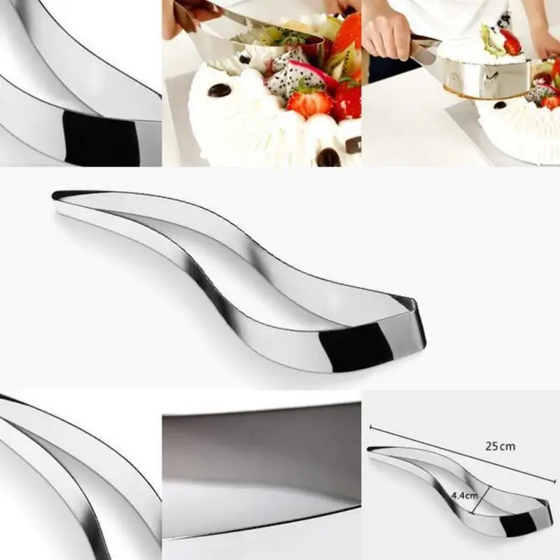 1 шт. креативный стальной слайсер для пирога нож серверов десертов печенья