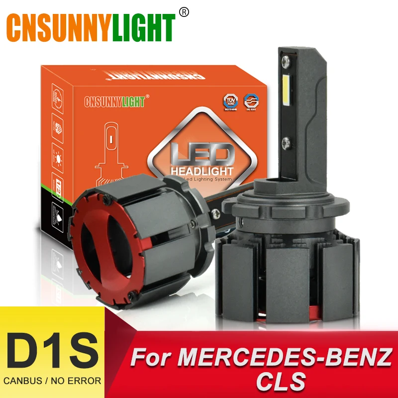 Лампы для автомобильных фар CNSUNNYLIGHT D1S D2S белые светодиодсветодиодный лампы