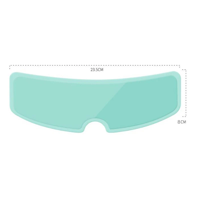 

Motorcycle Lens Rainproof 1* Anti-Dazzle Patch Visor Universal 235*80MM