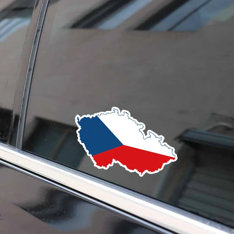 EBdecal личность Чехия Карта Флаг для Авто/бампер/окно/настенные наклейки DIY Декор
