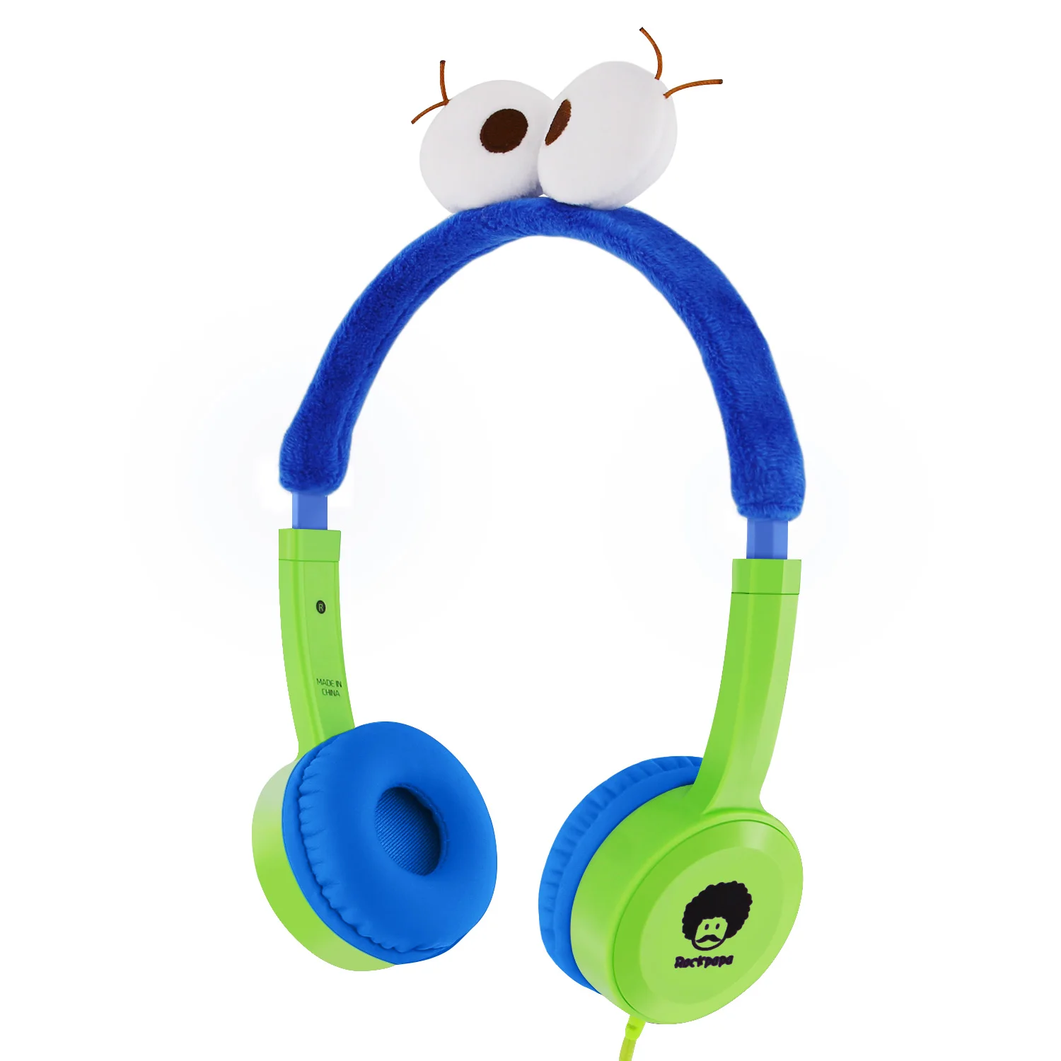 ROCKPAPA Cat Ear стерео портативный растягивающийся фланелет Проводная детская