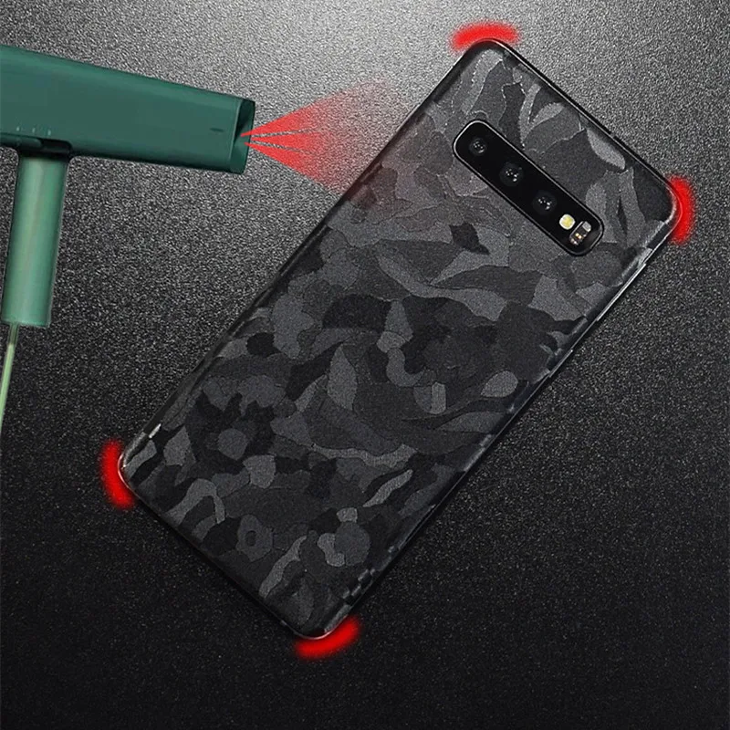 Черная камуфляжная пленка для Samsung Galaxy S8/S8 Plus/S9/S9 Plus/S10/S10 Plus/S10E защитная наклейка |