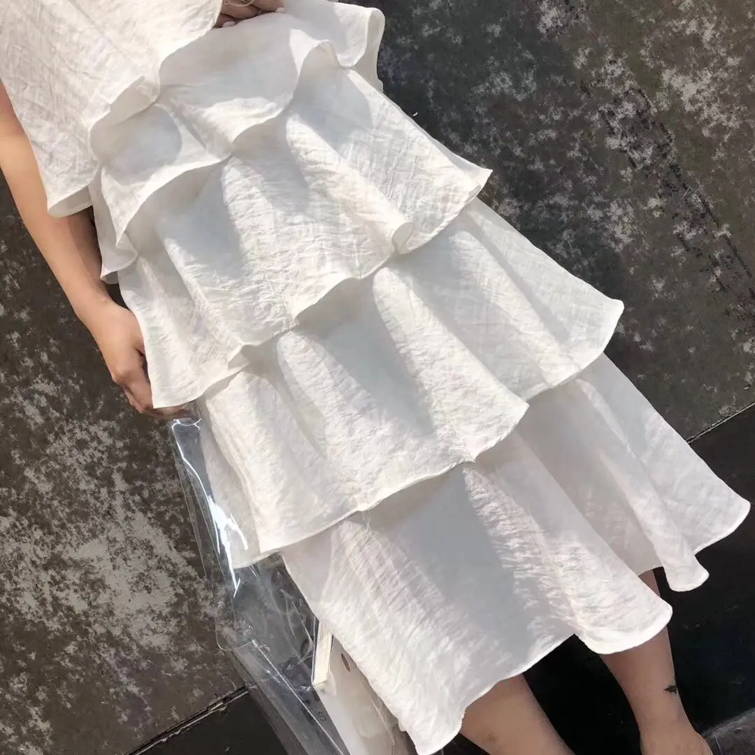 

Vestidos Mujer 2020 Limited Cotton Loose Solid Sleeveless Mid-calf Dress New Summer Strap Sexy Backless Vacation Long Female