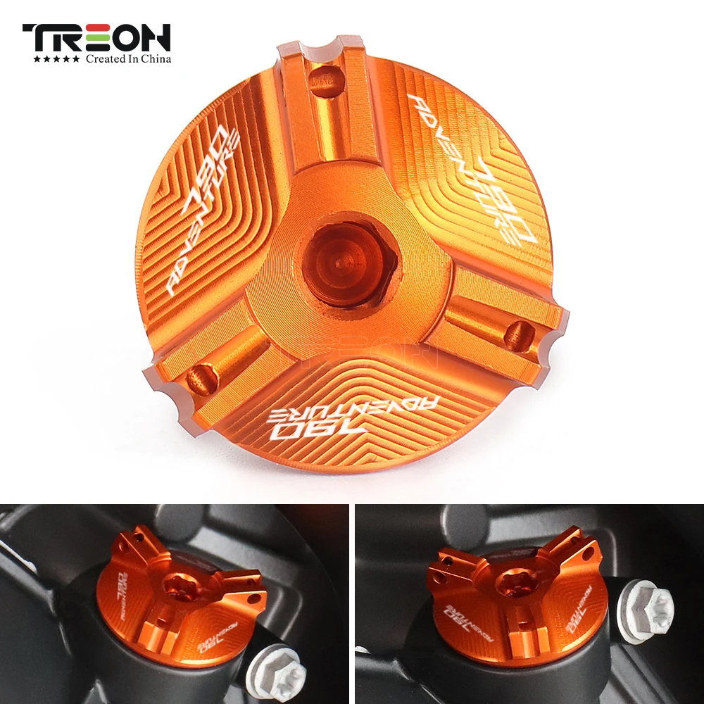 

TREON For KTM 790 ADVENTURE 790 ADV R/S 2018 2019 2020 Motorcycle Engine Oil Cap Bolt Screw Filler Cover Accessories