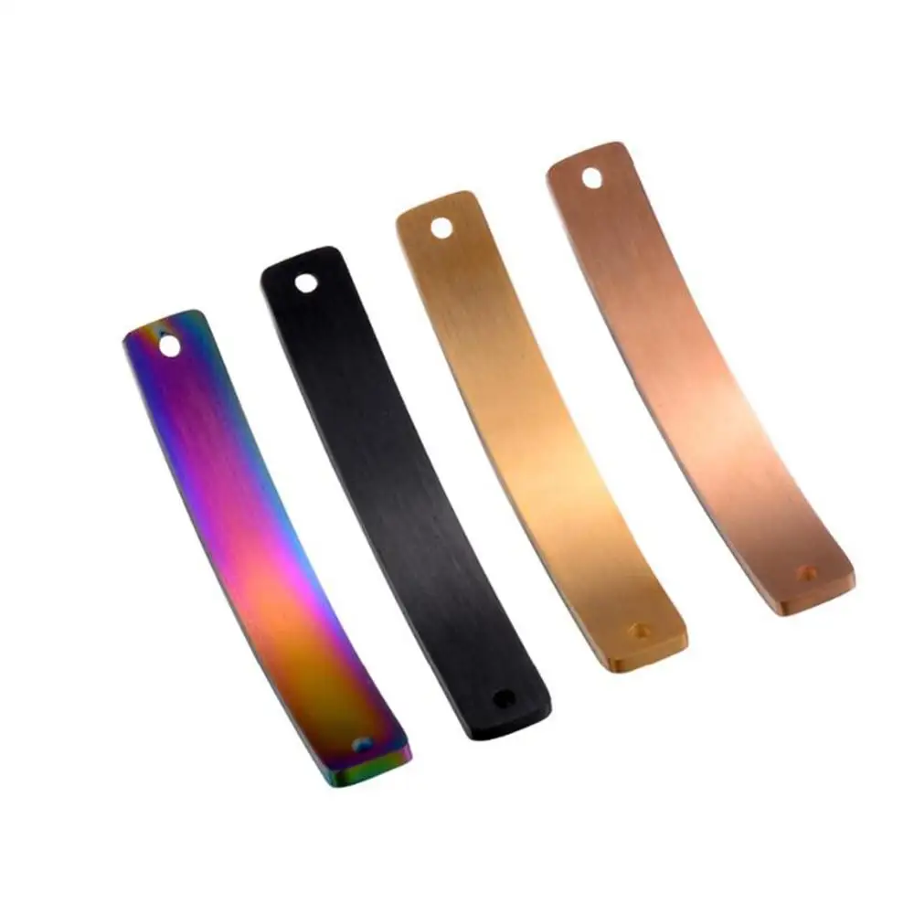 Прямая поставка 20 шт пустые ярлыки с именем из нержавеющей стали ID браслет