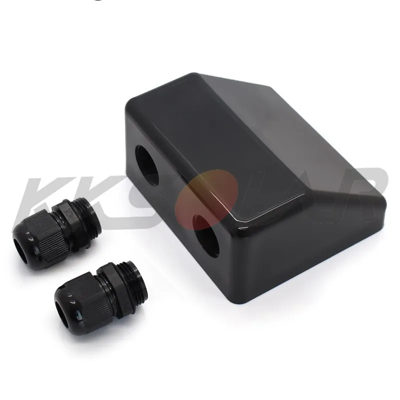 Waterproof ABS Junction Box Double Cable Entry Gland For RV solar panel motorhomes campervans caravans boats | Обустройство дома