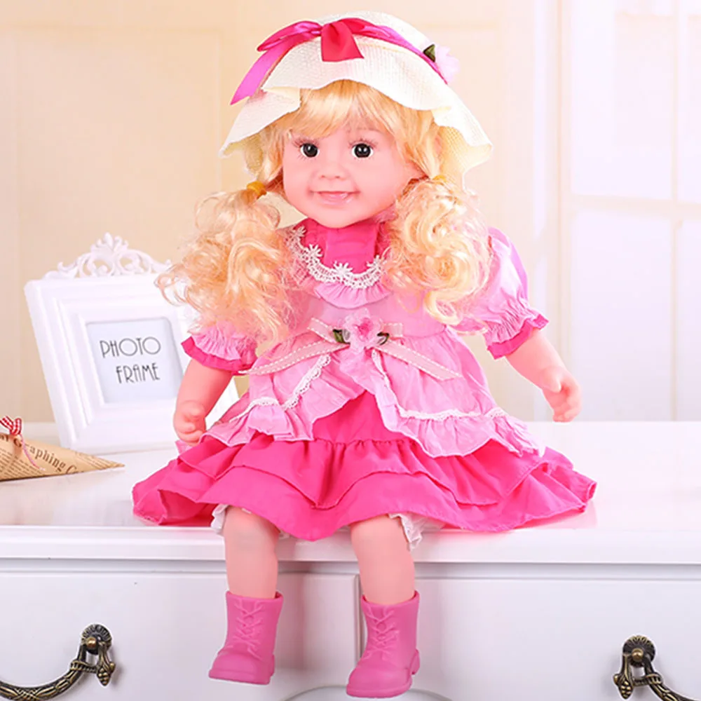 Мягкая виниловая силиконовая кукла реборн 50 см говорящая Кукла младенец с