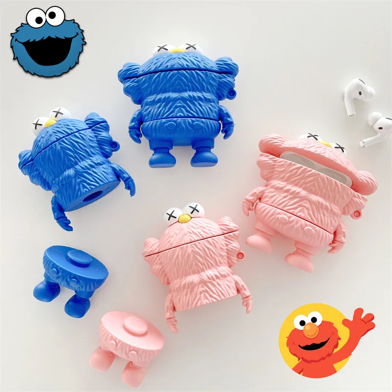 

Cartoon XX Figure PInk Blue Apple AirPods 1 / 2 / 3 Pro Case Cover IPhone Earbuds Accessories Airpod Case Air Pods Case