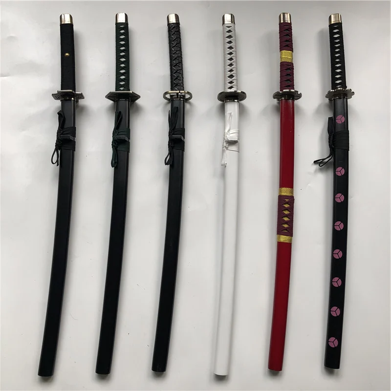 

1:1 Аниме Косплей роророноа Зоро меч оружие вооруженная Катана Эспада деревянный нож ниндзя самурайский меч реквизит игрушки для подростков...