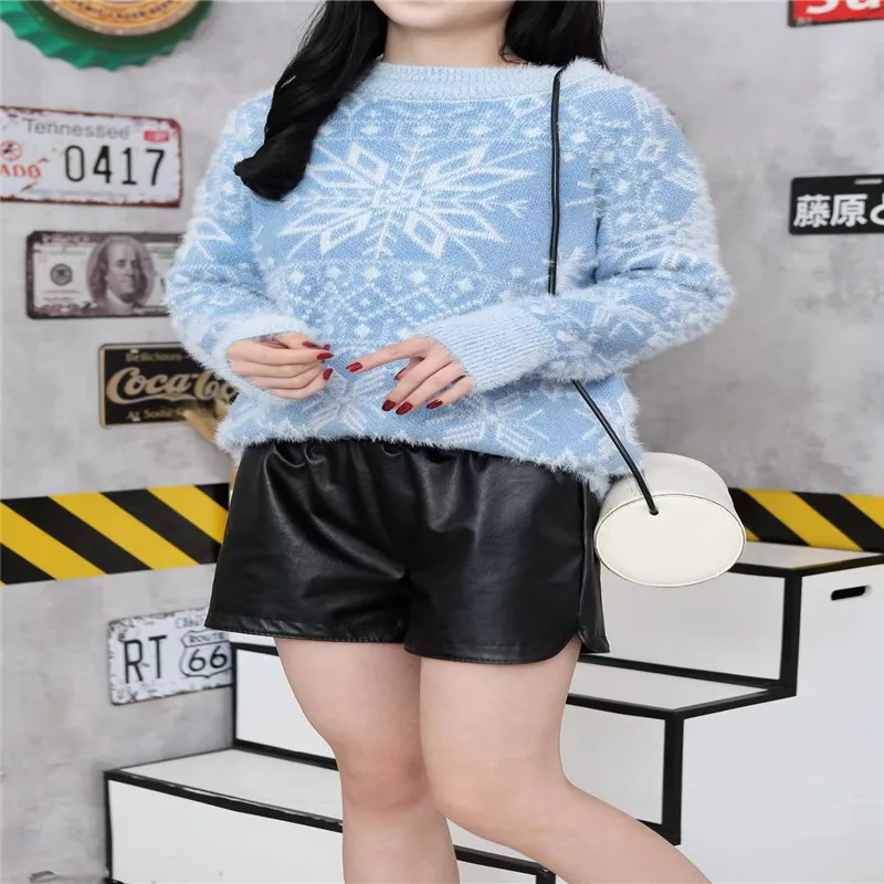 

Focal20 Streetwear Christmas Snow Print Women Sweaters Casual Crew Neck Female Jumpers Pullovers Spring Autumn Winter Lady Tops