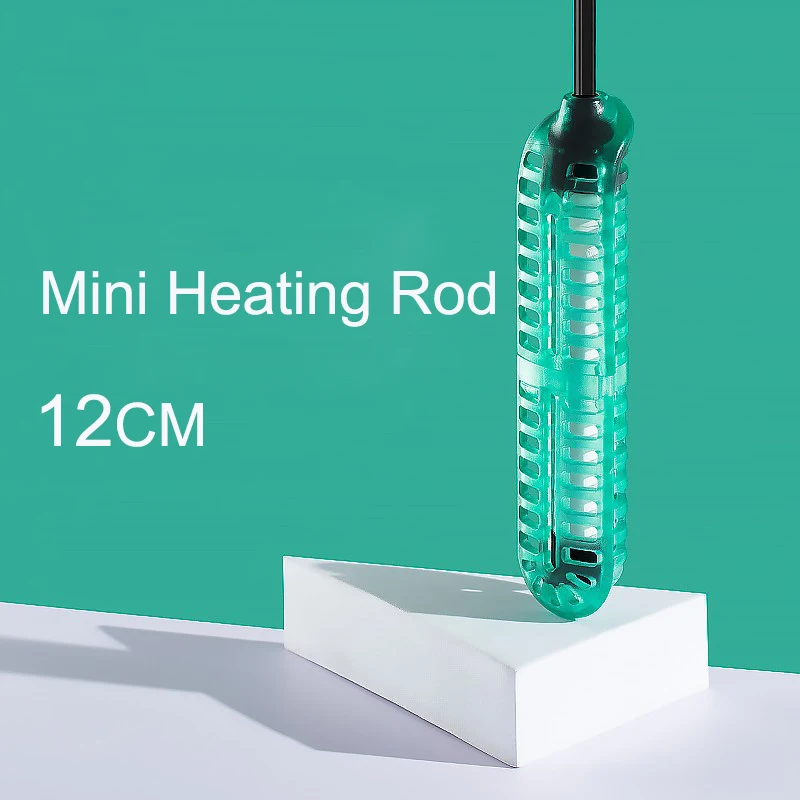 

12CM Mini Heating Rod Turtle Tank Heating Rod Small Fish Tank Heater Automatic Constant Temperature Ultra Short Low Water Level
