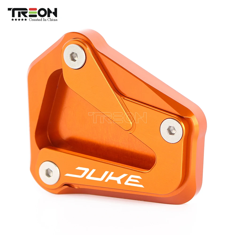 

For KTM 790 DUKE DUKE 790 2017-2018 2019 2020 Motorcycle Accessories Aluminum Kickstand Side Stand Plate Pad Enlarge Extension