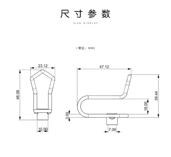Новый мотоцикл электрический скутер крючок из нержавеющей стали аксессуары для