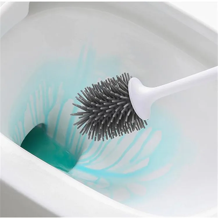 youpin ecocotoilet brush rubber head holder cleaning brush for toilet wall hanging household floor cleaning bathroom accessories free global shipping