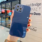 Чехол из закаленного стекла для iPhone 12 Mini Pro Max, 12Pro, iPhone 12, с защитой камеры