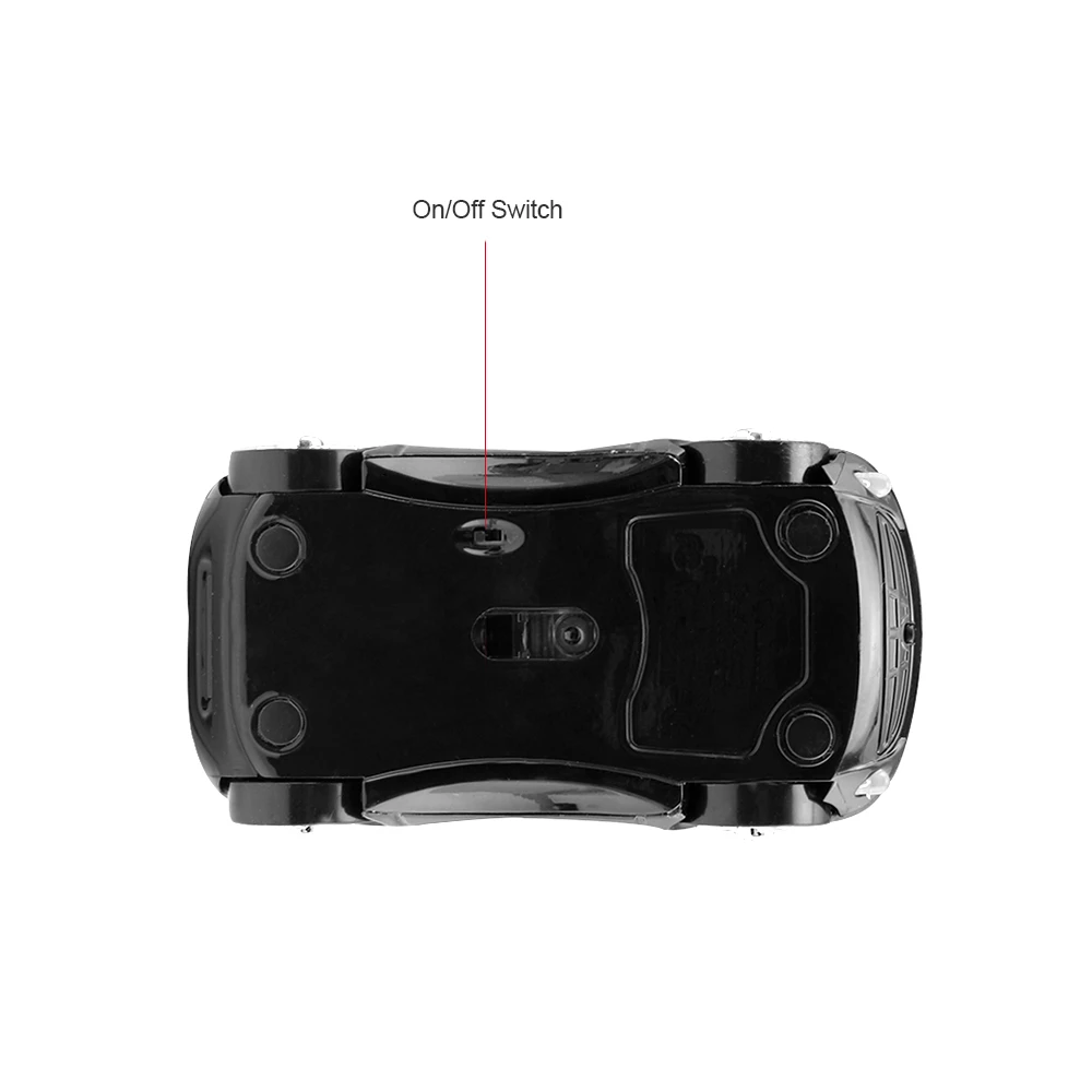 

CHYI Wireless Cool Car Shape Computer Mini Mouse 2.4G USB Optical Mouse 3D 1600 DPI Gaming Mice For PC Desktop Notebook Laptop