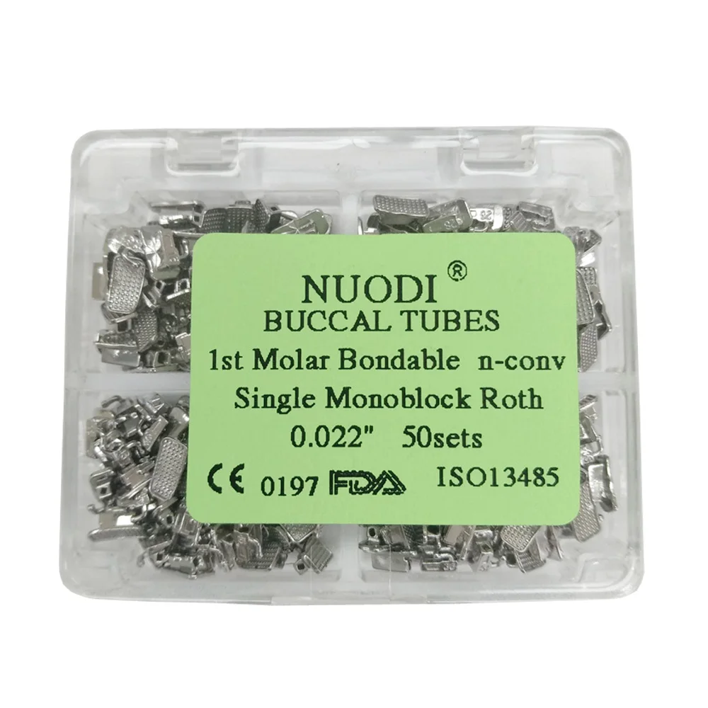 

Dental Single Tube Bonding Monoblock MIM Roth MBT 022 Orthodontic Buccal Tubes/Dental Orthodontic Roth 022 Molar Buccal Tube