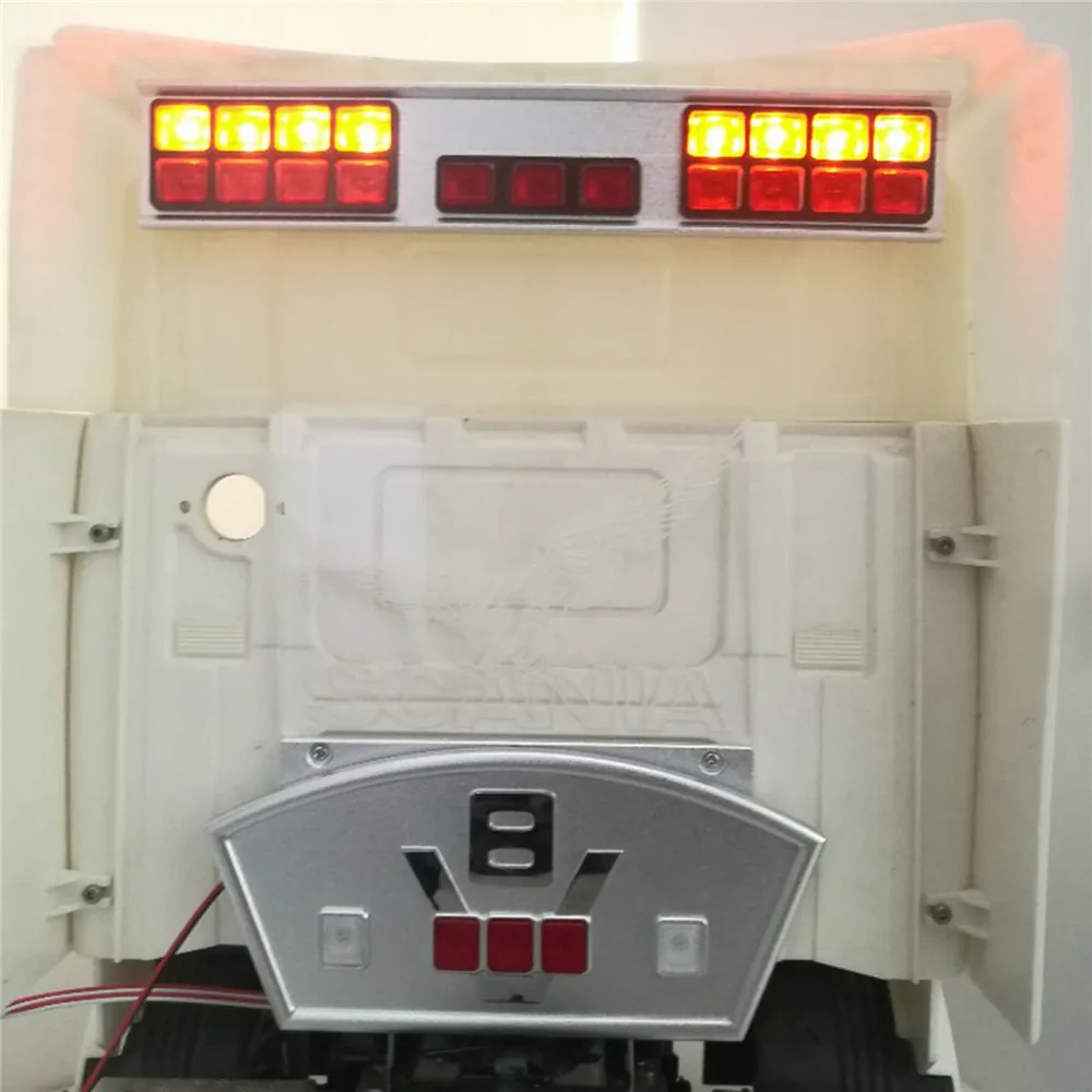 Автомобильный задний светильник с пряжкой светодиодный корпус автомобиля для 1/14