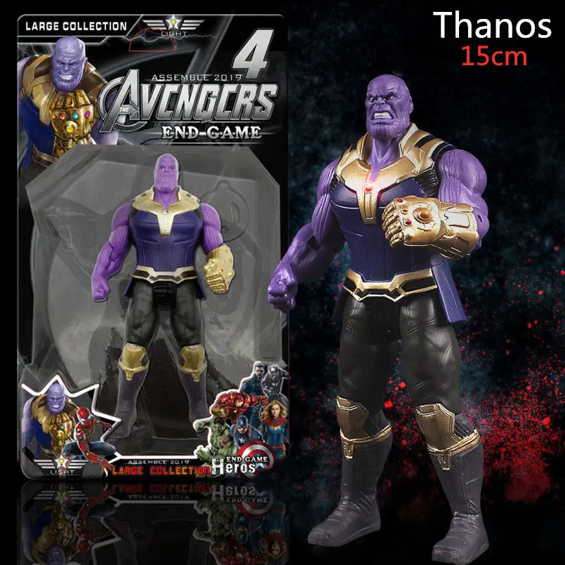 with box Новая Обновленная многошарнирная фигурка супергероев Marvel, Мстители, Капитан Америка, Тор, Железный человек, Человек-паук, Халк, танос, фигурки, игрушки для детей - Цвет: with box