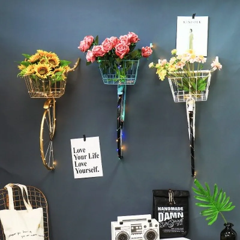 

Подвеска для велосипеда в скандинавском стиле, креативное настенное украшение для бара, чайного магазина, настенное украшение для ресторана, парикмахера