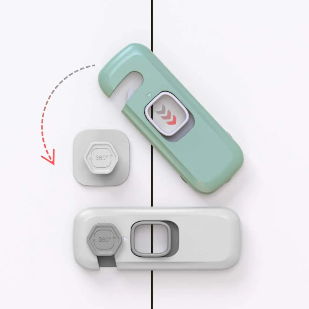

Home Refrigerator Freezer Door Lock Catch Toddler Kids Child Cabinet Locks Baby Safety Child Lock