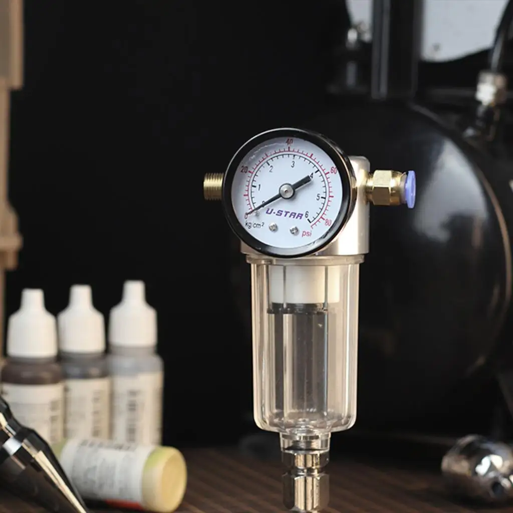 Регулятор давления воздуха воздушный компрессор фильтр масло-водяной сепаратор