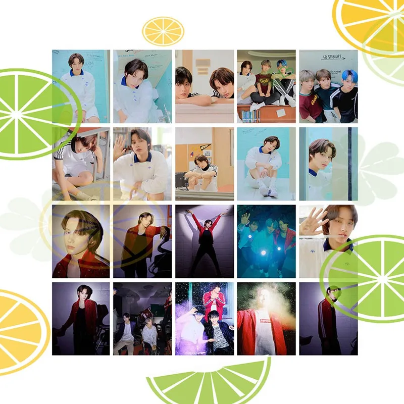 Новинка 20 шт./набор самодельный альбом TXT Фотокарточка ЛОМО постер HD фотокарточка