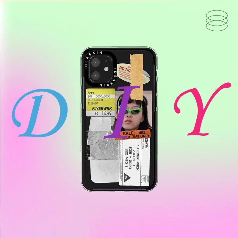 

Luxury brand back independent card holder with box for iPhone 12 11 Pro XR XS Max 6 7 8 Plus SE protective cover BP7018