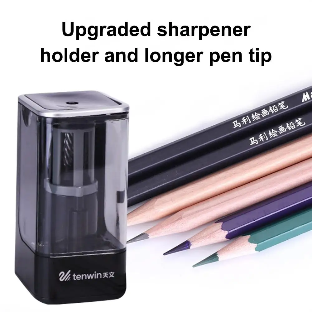 Электрическая точилка для карандашей автоматическая остановка адаптер