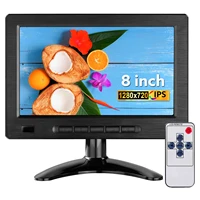eyoyo portable small hdmi monitor mini vga display screen 8 inch ips display 1280x720 high resolution server monitor for compute