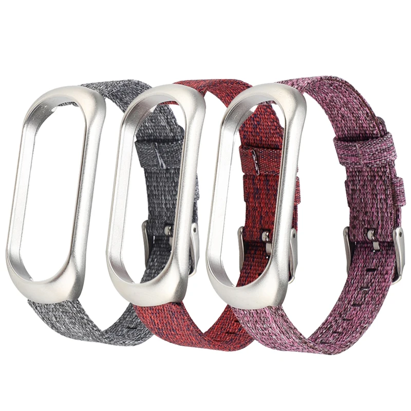 

Colorful Nylon Strap for Xiaomi Mi Band 5 4 3 6 Bracelet Wristband Bracelet for Miband 3 4 5 6 Replacement Breathable Strap