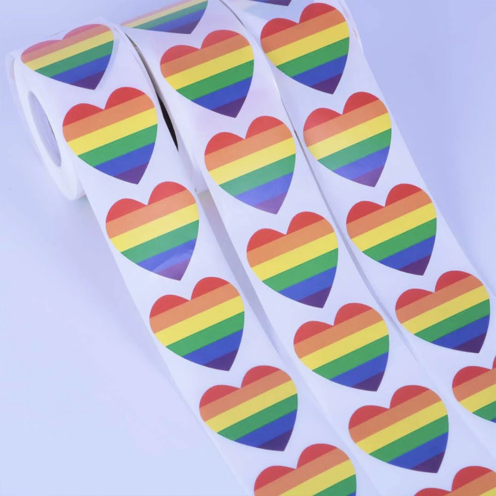 1000 шт 4 см персональная Радуга I Love Gay порно Сексуальная ПВХ наклейка в форме