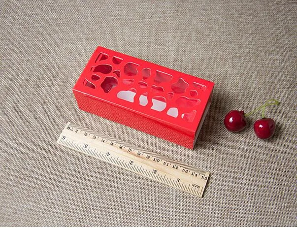 

13*6*4cm Window Macaron boxe,Small Macaron packaging paper box,small drawer Christmas gift box