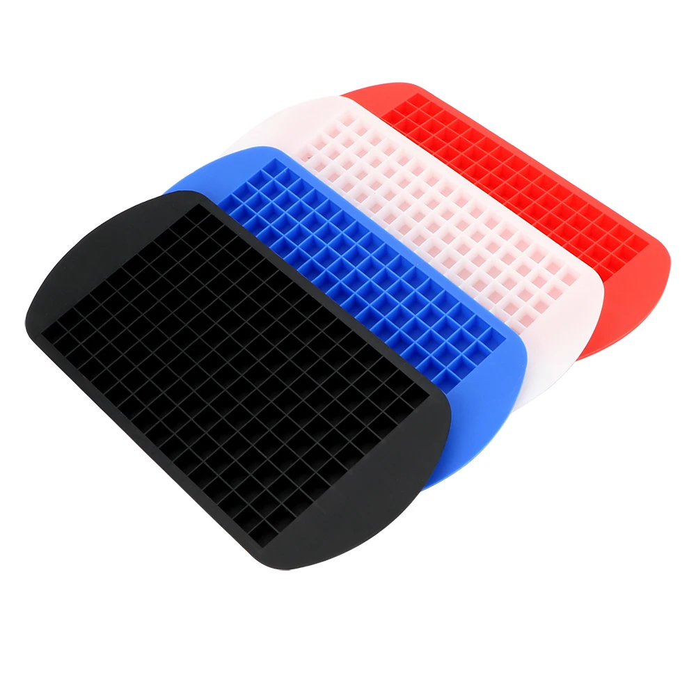 Силиконовый поднос для кубика льда с сеткой 160 мини кубики дробленного необычная