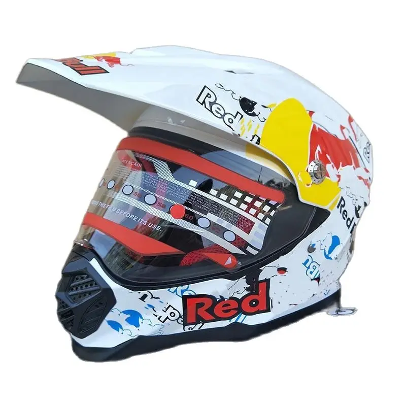 Шлем для мотокросса мотоциклетный шлем белого цвета езды по бездорожью |