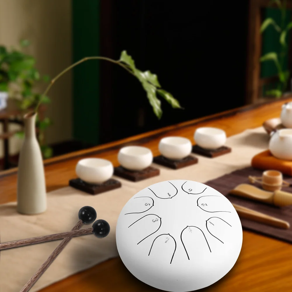 Барабан для языка 6 дюймов стальной барабан 8 мелодий ручной цилиндр бак с