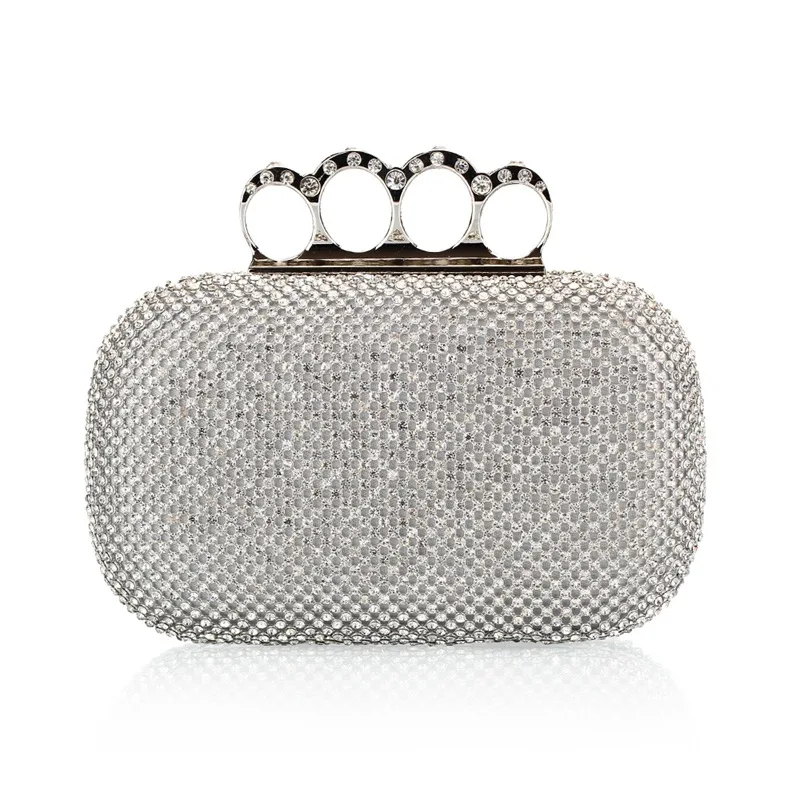 Женские вечерние сумки стразы Дамский клатч кошелек с бриллиантами женская