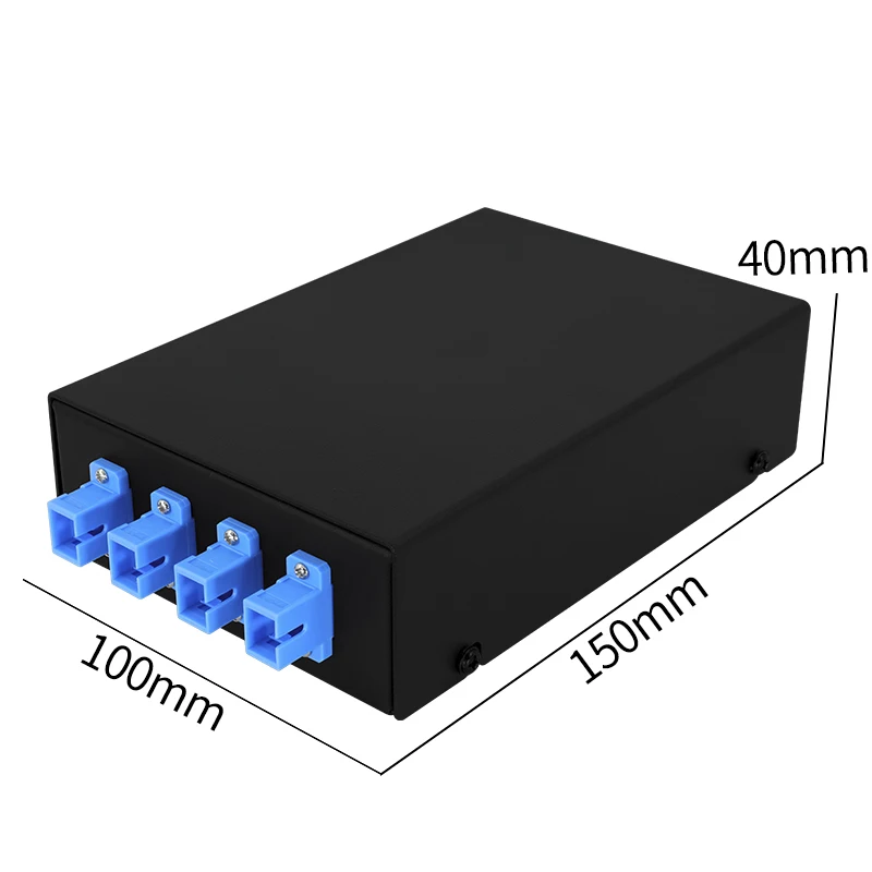 4-портовая оптоволоконная коммутационная панель UPC/APC Настольная волоконная